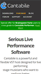 Mobile Screenshot of cantabilesoftware.com
